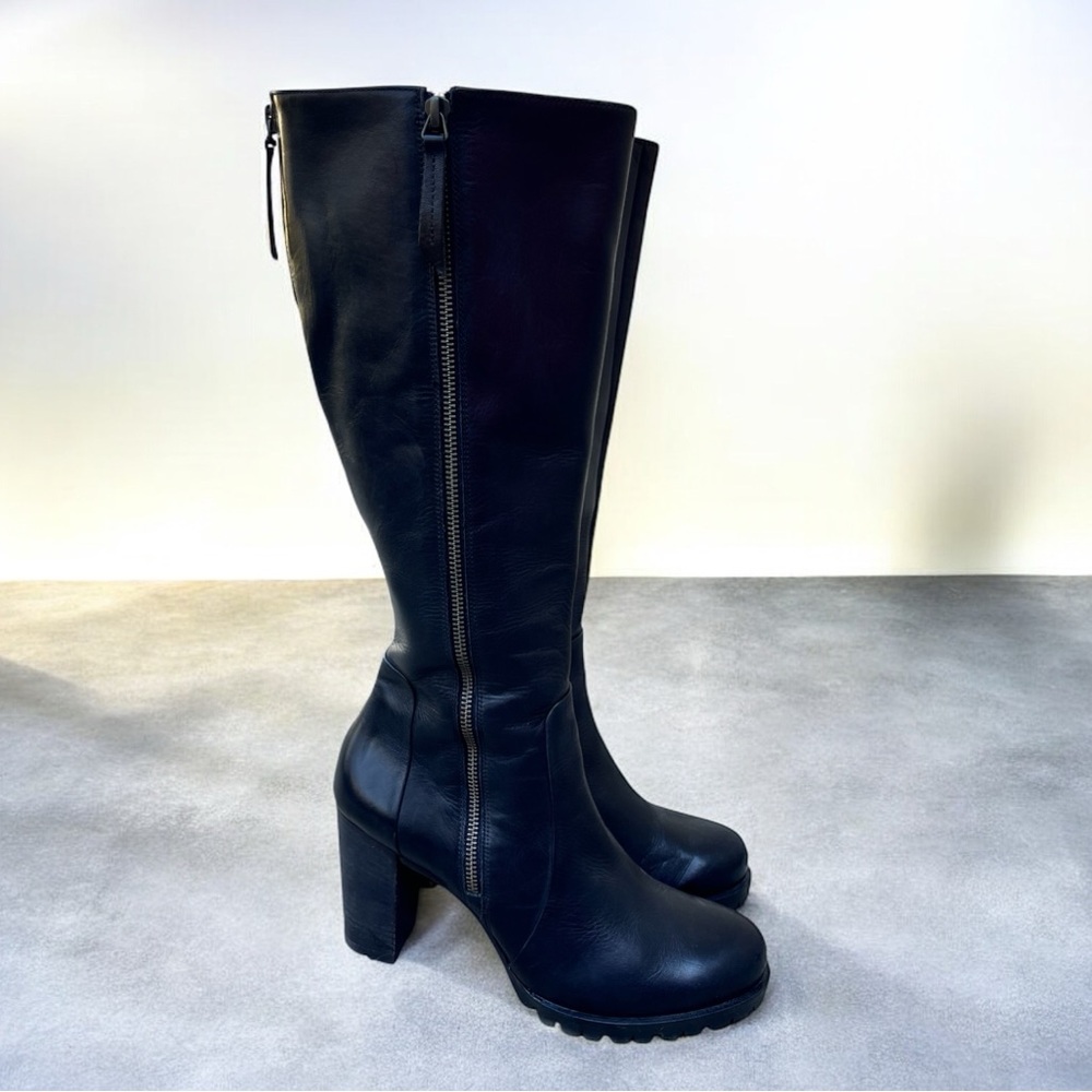 Paul Green Felicia black tall boots / Size 8 - Picture 5 of 10